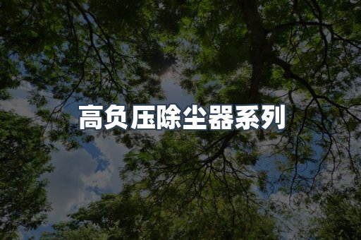高负压除尘器系列