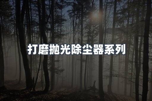 打磨抛光除尘器系列
